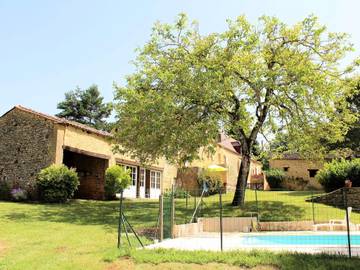 Cottage pour 6 personnes, avec jardin et piscine à Saint-Avit-Sénieur