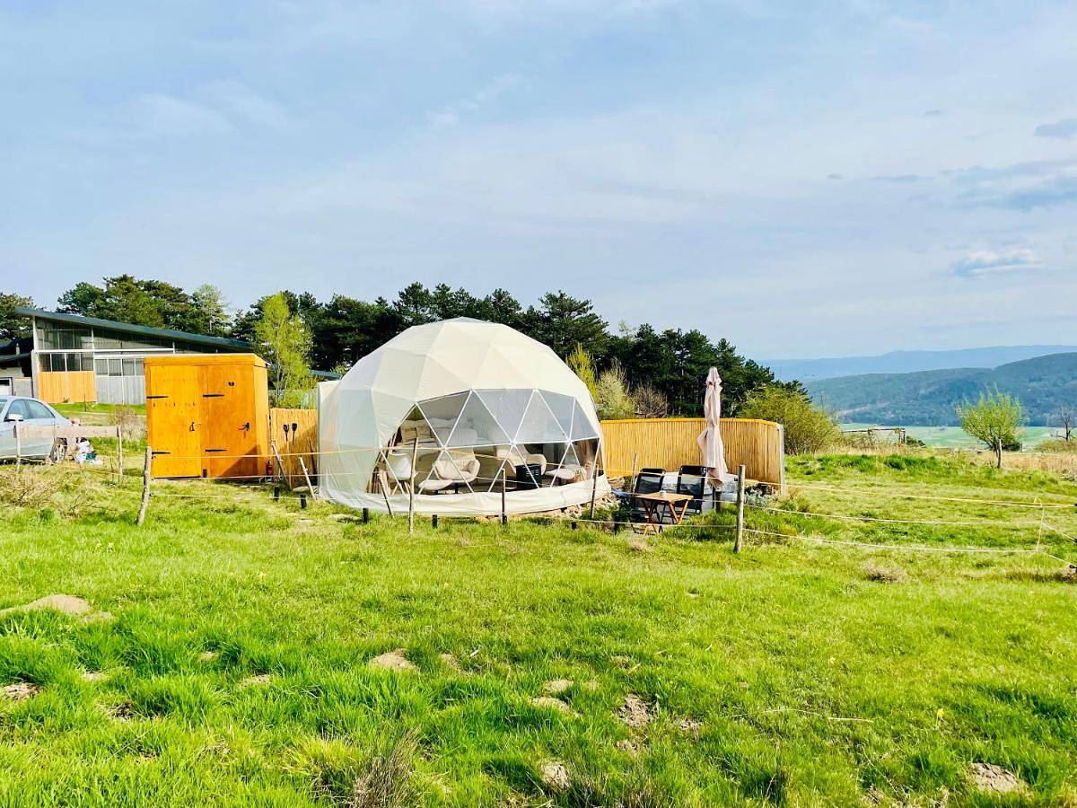 Glamping Hohe Wand - Kuppelzelt "Bergblick2 mit Sternenfenster in Hohe Wand, Thermenregion