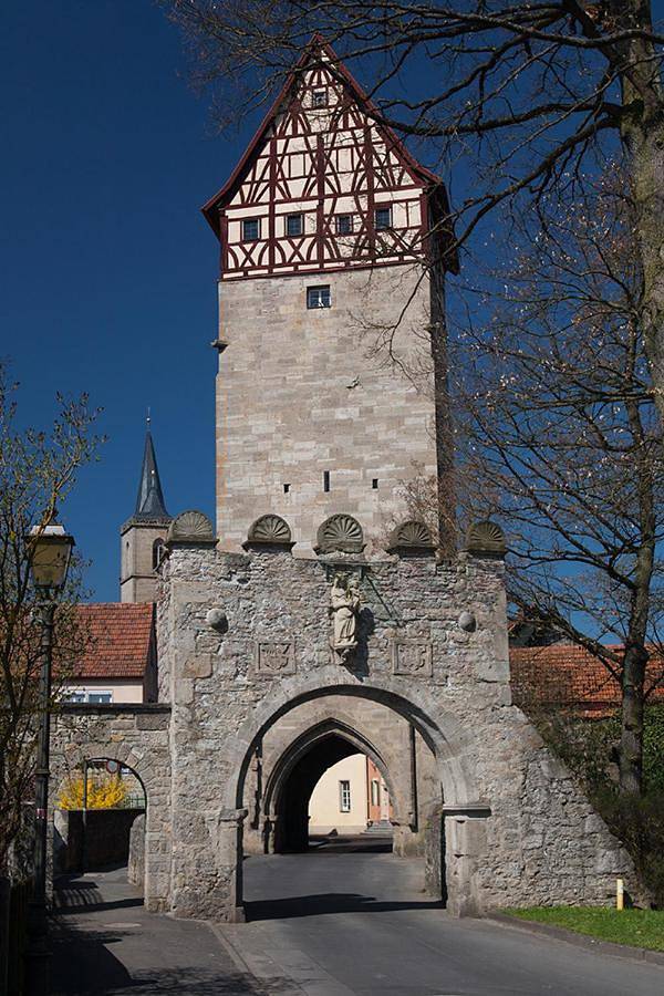 Ferienwohnung für 4 Personen, mit Ausblick in Münnerstadt