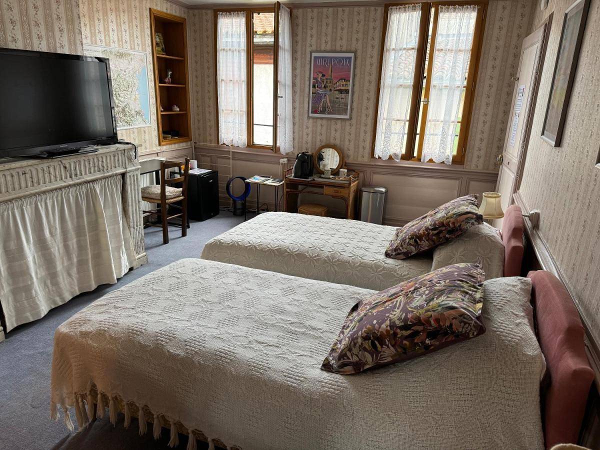 Twin Room with Private Bathroom in Mirepoix, Ariège