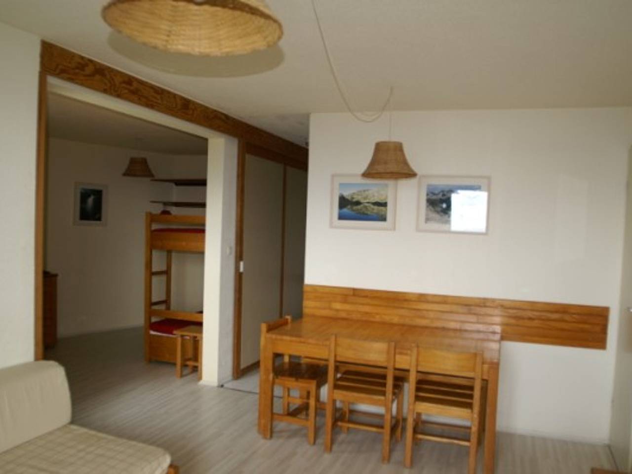 Apartamento entero, Apartamento de 3 habitaciones a pie de pistas con balcón y vista al valle in Prapoutel, Les Adrets