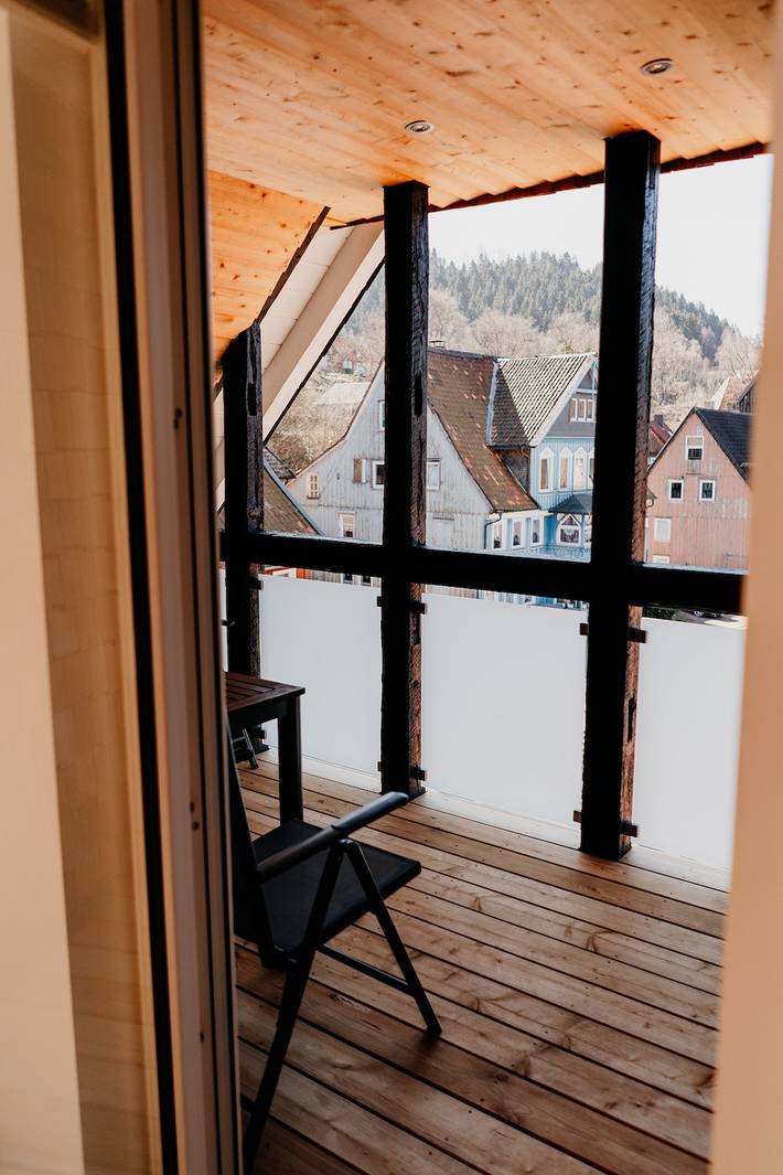 Ferienwohnung für 4 Personen, mit Balkon und Ausblick sowie Sauna und Garten, mit Haustier in Langelsheim - 3