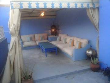 Gîte pour 6 personnes, avec terrasse dans Asilah