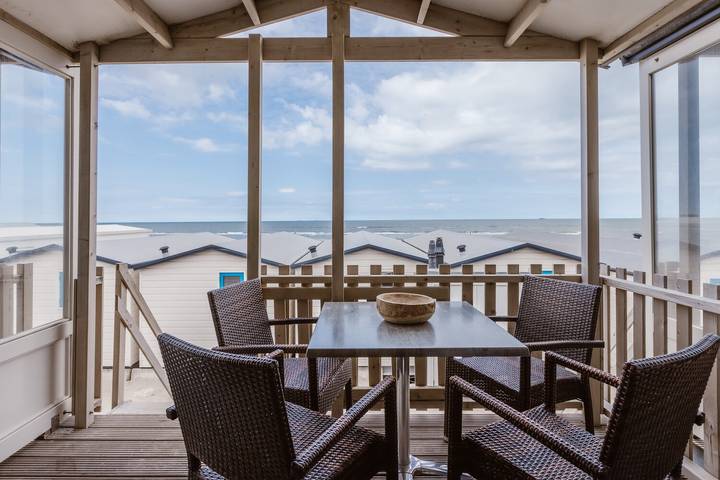 Huisje aan zee voor 4 personen, met Balkon/Terras en Terras in Wijk aan Zee