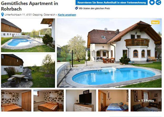 Ferienwohnung für 5 Personen, mit Pool und Sauna sowie Ausblick und Terrasse - 1