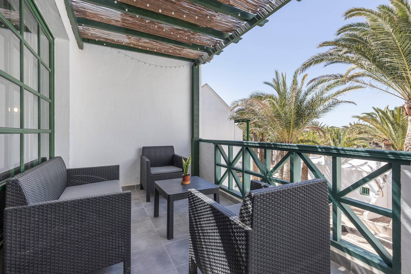 Apartment Heiwa mit Gemeinschaftspool, Gemeinschaftsgarten und Wlan in Costa Calma in Südliche Bucht Costa Calma, Pájara
