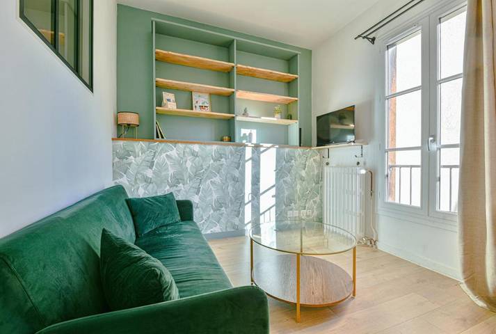 Appartement de vacances pour 3 personnes, avec jardin