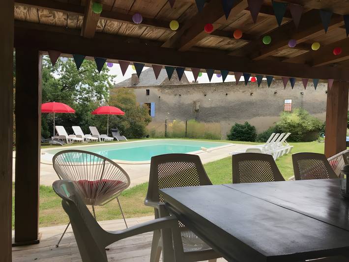 Familienparadies: Traditionelles Gîte mit privatem Pool in Le Ségur, Albi und Umgebung