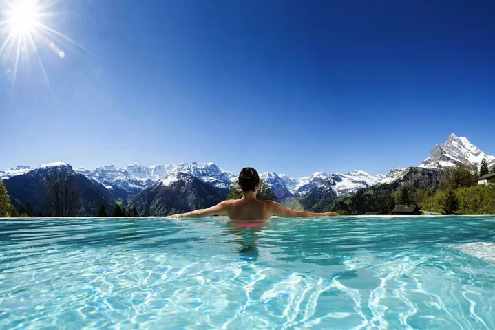 Hotel für 2 Personen, mit Balkon und Ausblick sowie Sauna und Pool, kinderfreundlich - 1