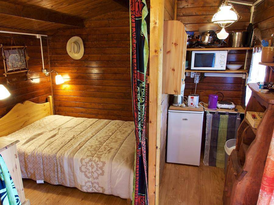 Camping L'etang D'aleth - Bungalow 4 personas - Familia Cabane Trappeurs in Saint-Malo-de-Beignon, Región de Vannes
