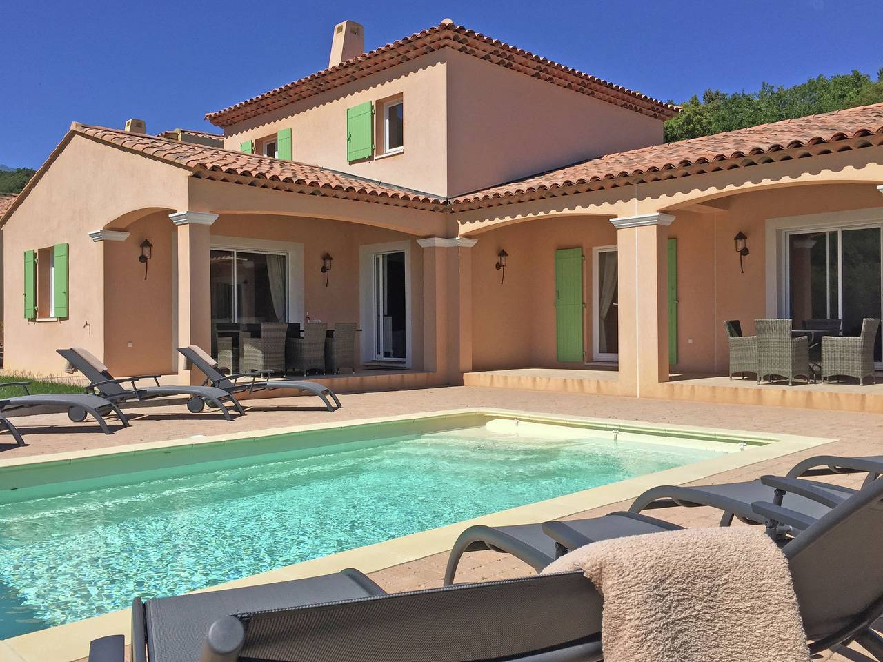Ferienhaus in Le Plan-de-la-Tour mit Pool in Le Plan-de-la-Tour, Draguignan Region