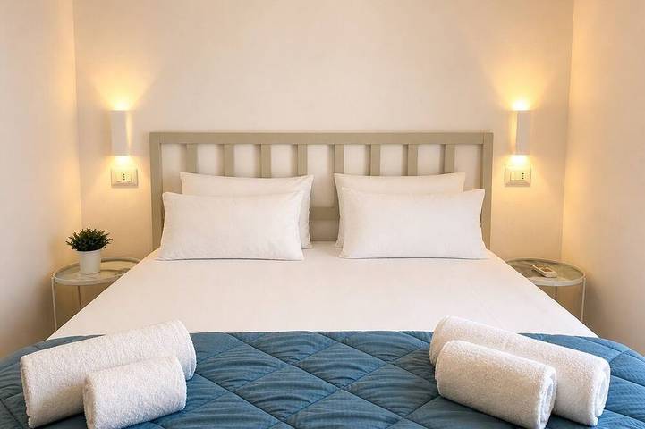 Splendida villa, 3 camere da letto, grande giardino, barbecue in Fertilia, Alghero