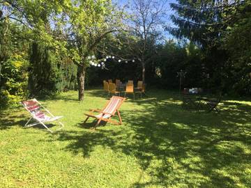 Cottage pour 8 personnes, avec jardin et jacuzzi à Izeaux
