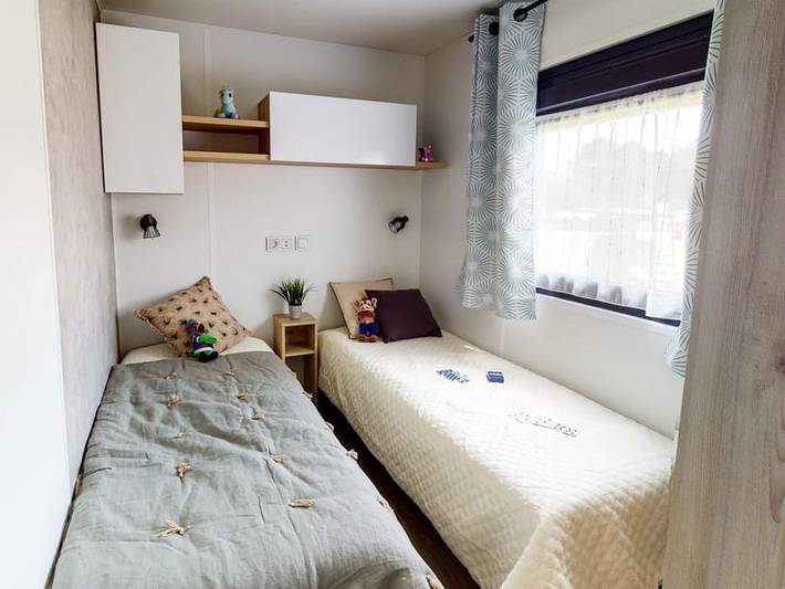 Camping Siblu Les Charmettes - Funpass inclus - Mobilheim 8 personen - Sérénité 3ch 8p Premium clim in Les Mathes, Côte de Beauté