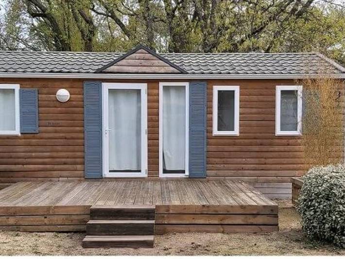 Camping Val de l'Eyre - Mobilheim 4 personen - Komfort Tv+Klima 2 Mh in Salles, Arcachon und Umgebung