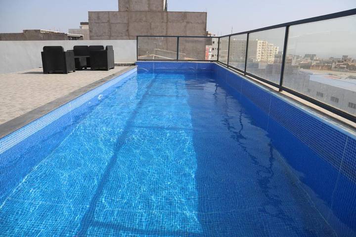 Gîte pour 6 personnes, avec piscine ainsi que terrasse et vue dans Praia - 3