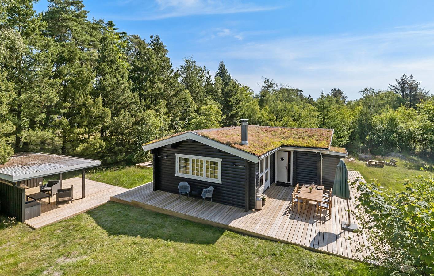Ferienhaus für 6 Personen mit Terrasse in Lundø, Limfjord in Westjütland