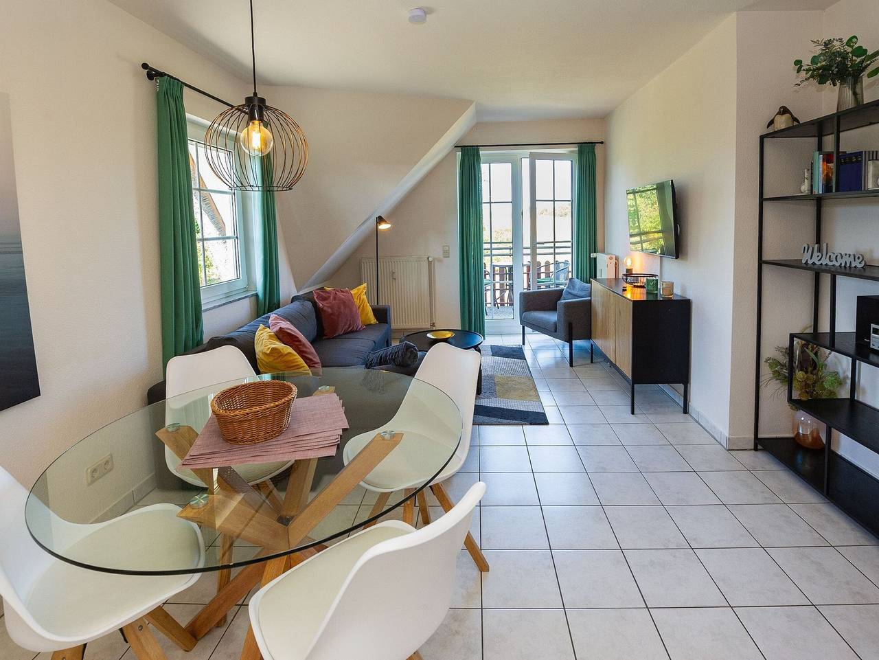 Ganze Ferienwohnung, Reethaus Boddenblick Alt Reddevitz | Wohnung 16 in Alt Reddevitz, Mönchgut