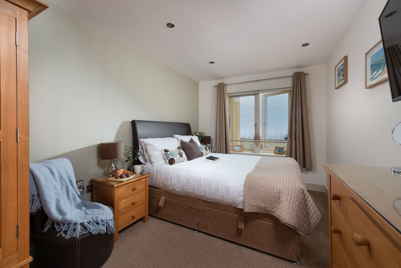Ganze Ferienwohnung, Ferienwohnung für 4 Personen mit Balkon in Newquay, Cornwall