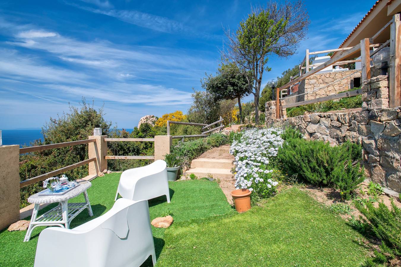 Villa „Aloe“ mit Berg- und Meerblick, Wlan, Klimaanlage, Whirlpool in Costa Paradiso, Trinità d'Agultu e Vignola und Umgebung