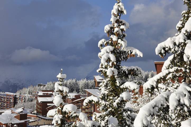 Gîte pour 4 personnes, avec balcon dans Arc 1800 - 2