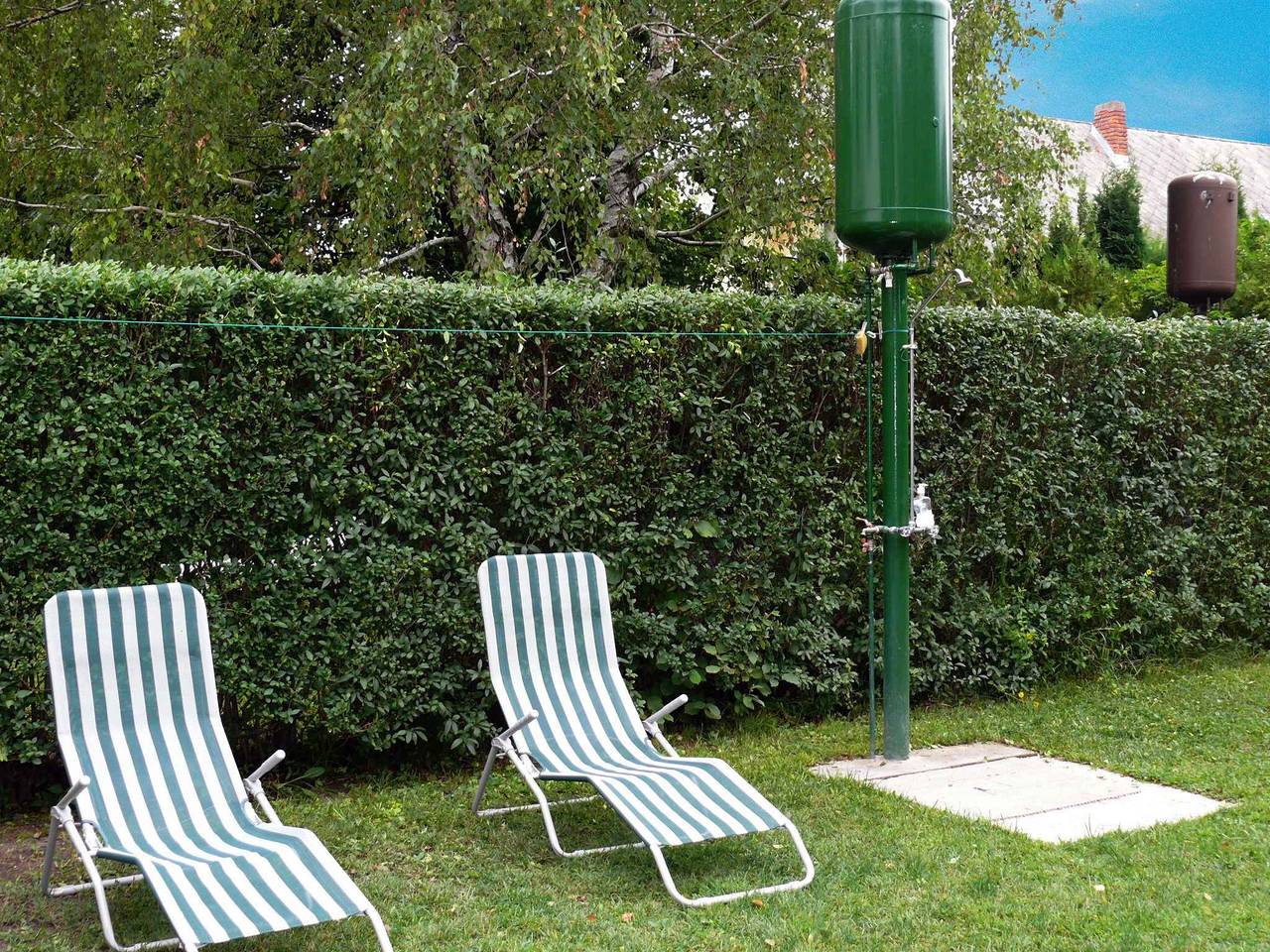 Vakantiehuis met airconditioning, terras, tuin en tuinmeubilair in Mariënbad, Zuidelijke oever van het Balatonmeer