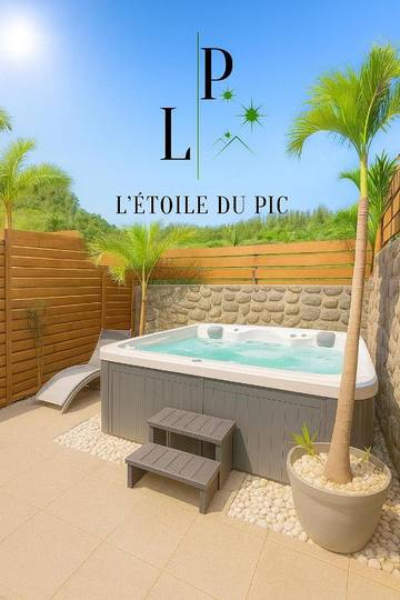 Maison d’hôte pour 2 personnes, avec jardin ainsi que vue et terrasse, animaux acceptés dans Sainte-Clotilde