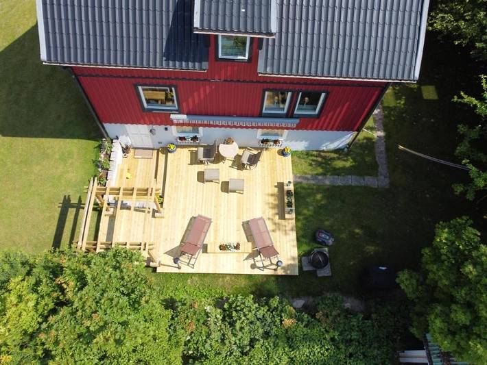 Ferienwohnung für 4 Personen, mit Terrasse und Garten sowie Seeblick und Ausblick in Gullspang - 3
