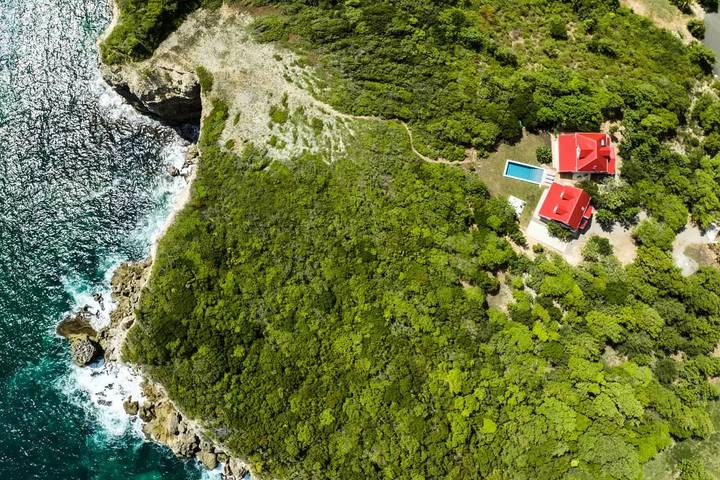 Villa pour 8 personnes, avec piscine ainsi que vue et jardin dans Marie-Galante - 3