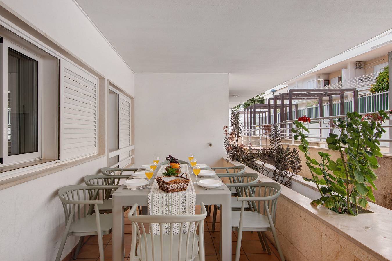 Ganze Wohnung, Ferienwohnung "T3 Santa Luzia - H" mit Gemeinschaftspool, 2 Balkonen und Wlan in Santa Luzia, Parque Natural da Ria Formosa