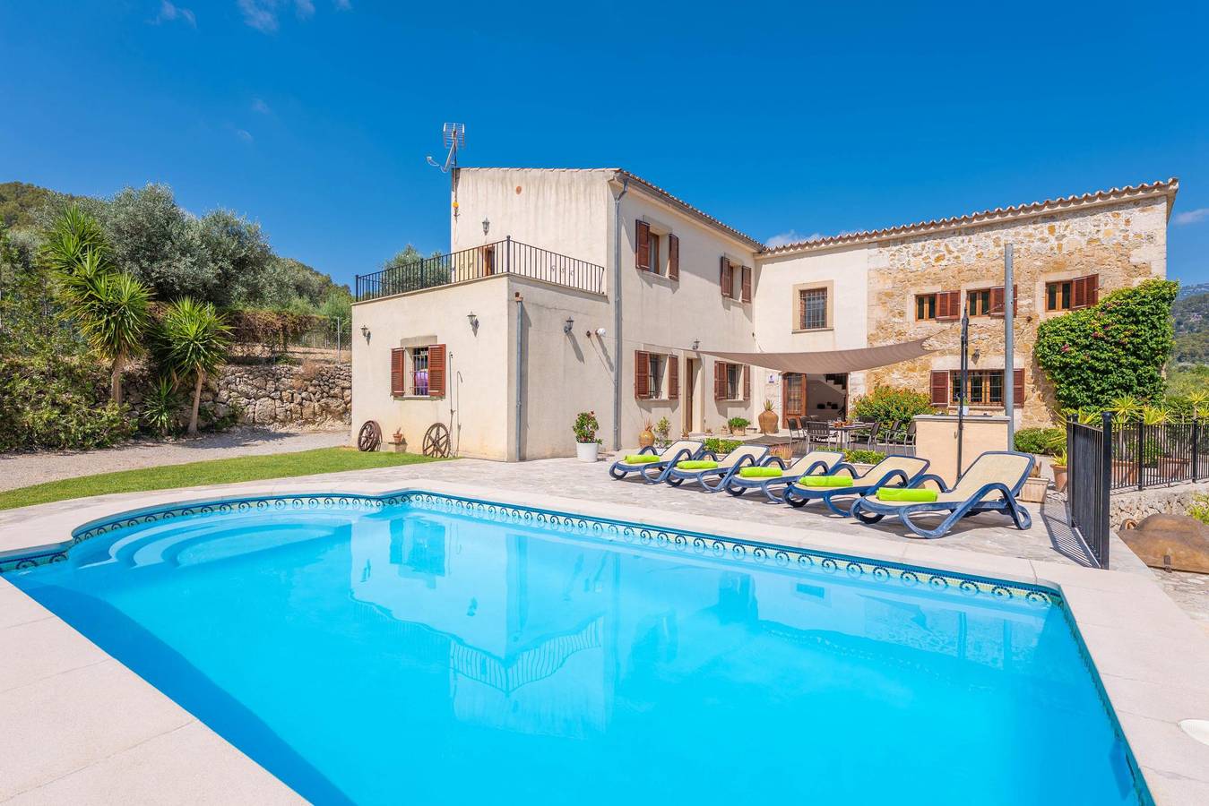 Sa Corterada - Schöne Villa mit privatem Pool und kostenloses Wlan in der Umgebung von Selva in Selva, Mallorca Inselmitte