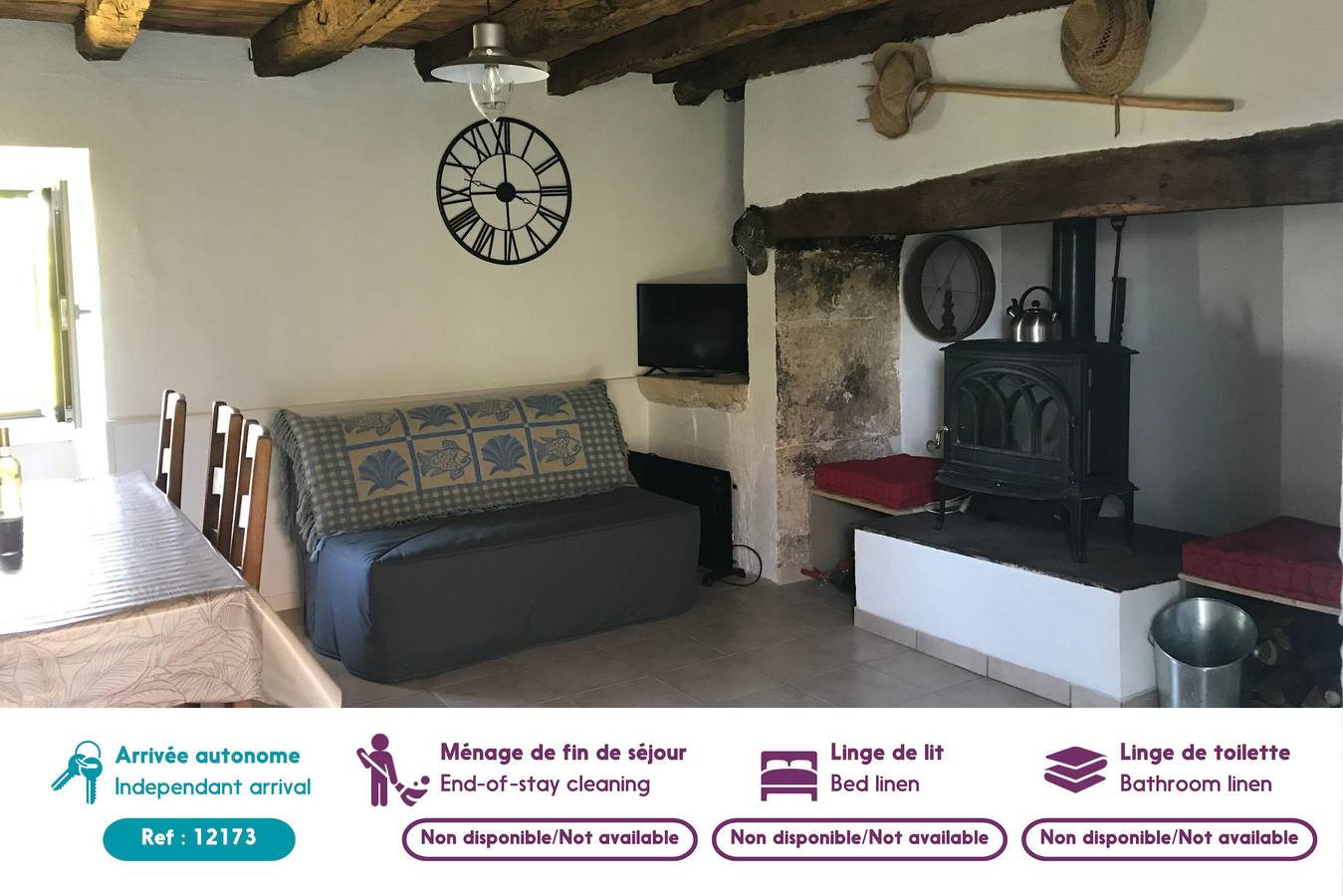 Maison en pierre pour 5, en pleine campagne in Fleurac, Périgord Noir