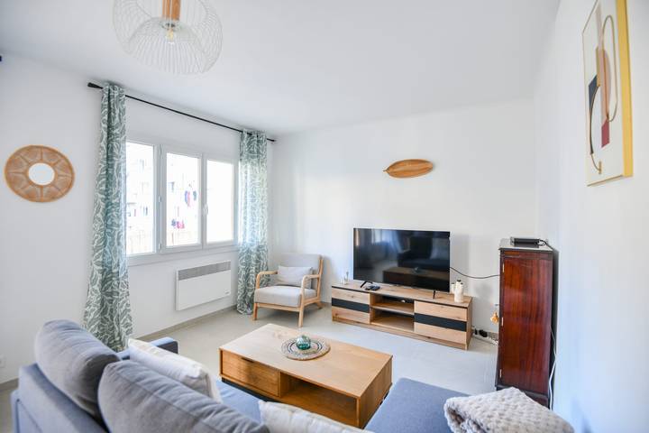 Gîte pour 4 personnes, avec balcon, adapté aux familles dans Le Vieux Port (Marseille)