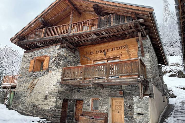 Chalet pour 10 personnes, avec jardin et balcon à Villaroger