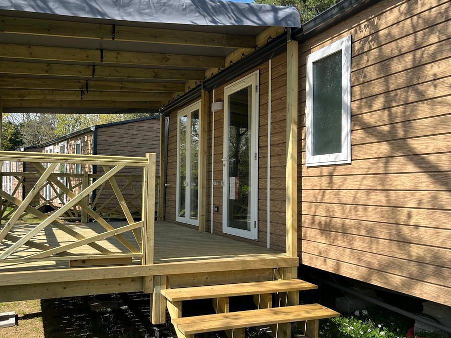 Camping Le Roc  - Mobilhome 4 personas - Confort Paracou - Tv in Vairé, Valle del Loira