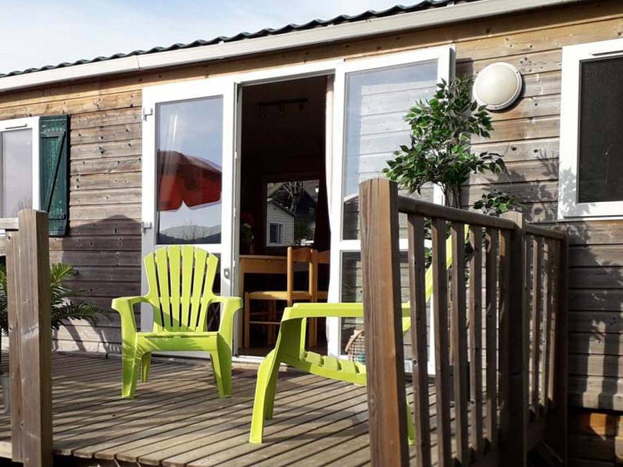 Camping la Marmotte - Mobilhome 6 personnes - Mobil-home - 36 m² - 3 chambres in La Bourboule, Parc naturel régional des Volcans d'Auvergne