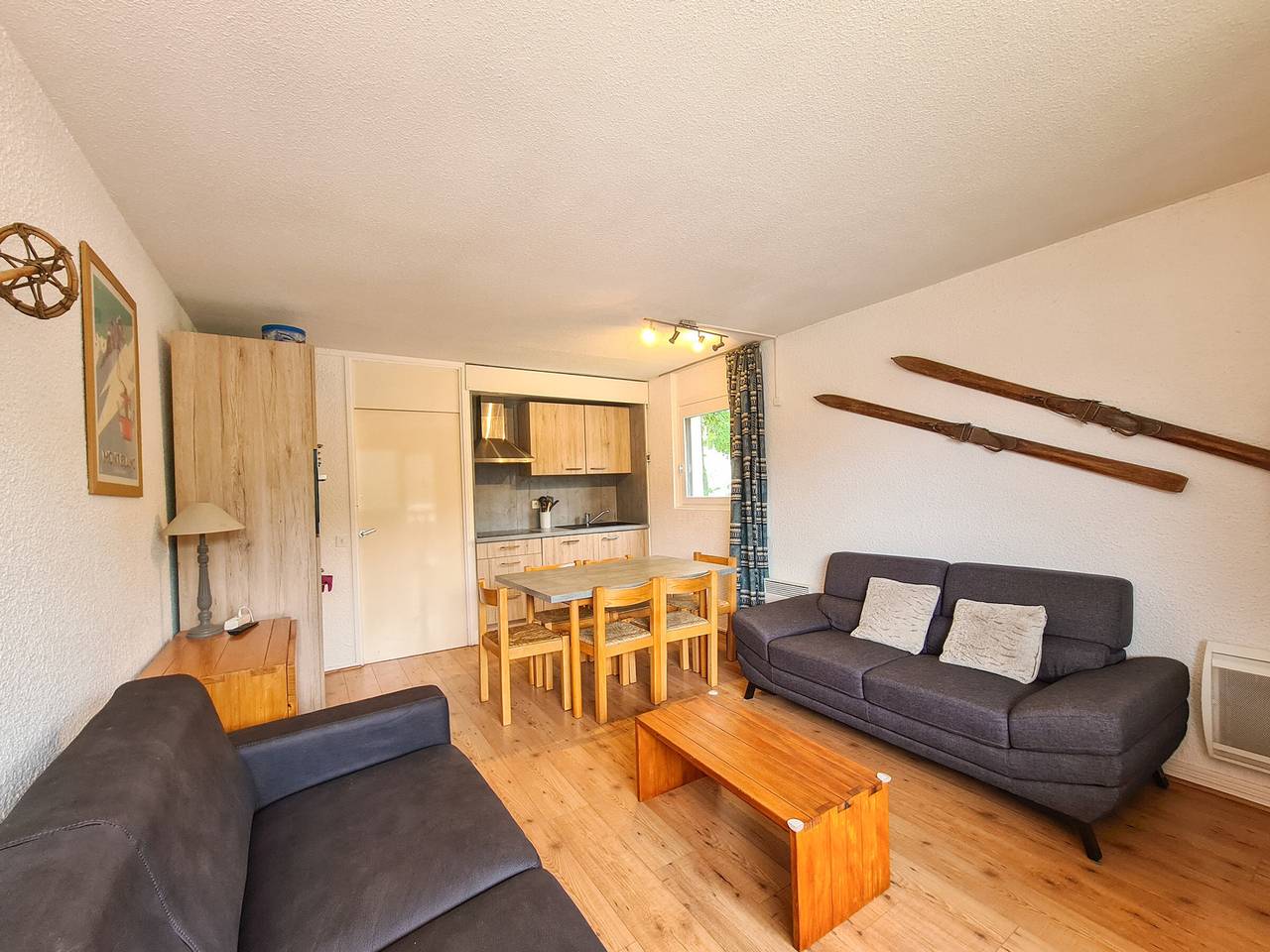 Appartement entier, Appartement confortable au centre, balcon, 6 personnes in Flaine, Arâches-la-Frasse