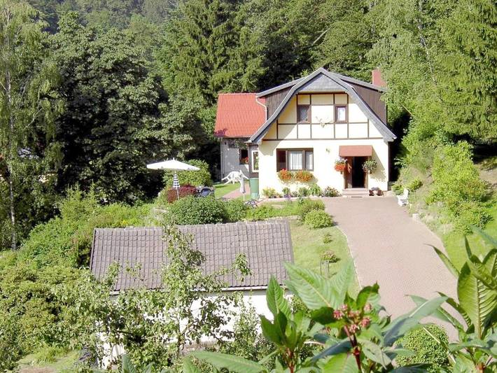 Ferienhaus für 2 Personen, mit Ausblick und Garten in Stolberg (Harz)