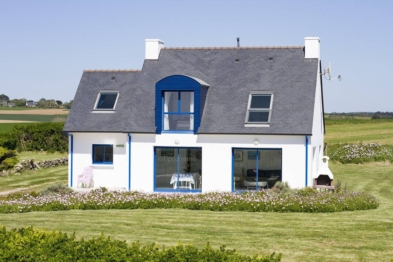 Tipoz'Immo – Les Galets, vue mer, entièrement équipée in Plozévet, Côte de Cornouaille