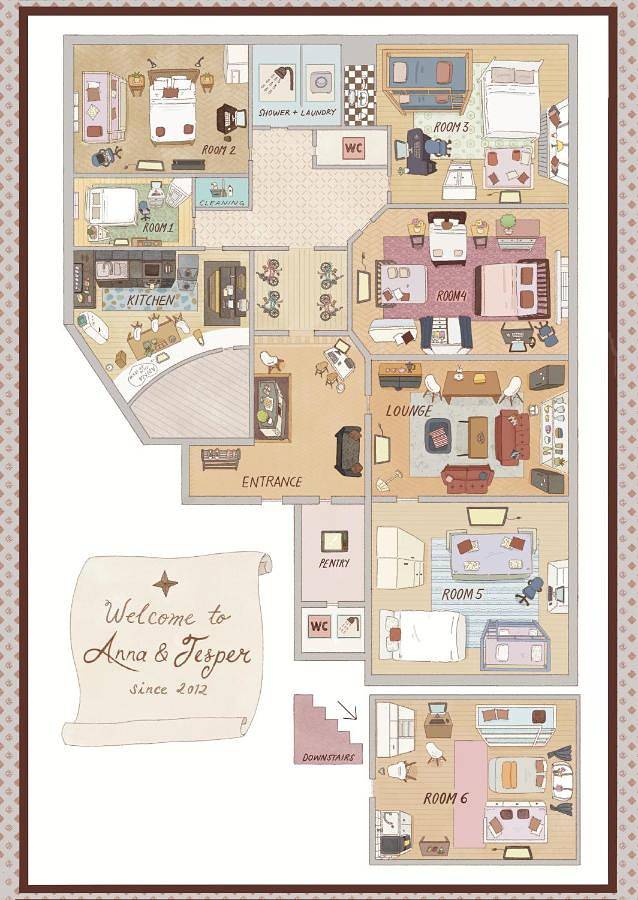 Chambre d’hôte pour 6 personnes à Göteborg - 3