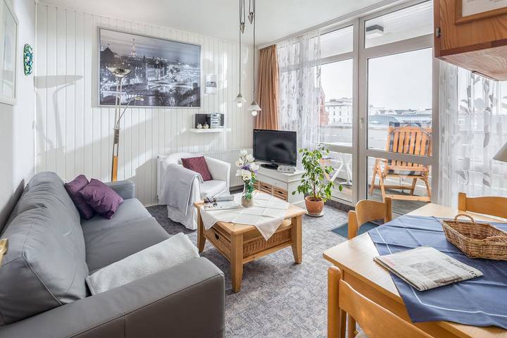 Ferienwohnung für 3 Personen, mit Balkon auf Norderney
