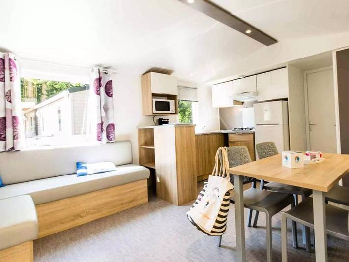 Mobil home pour 5 personnes, avec bassin pour enfant à Saint-Molf - 3