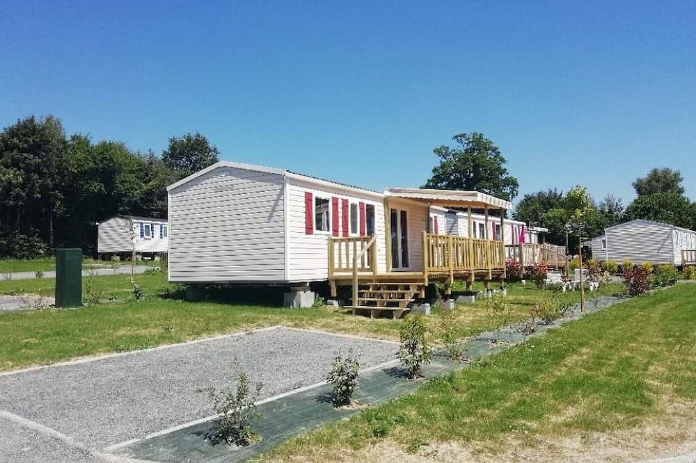 Mobil-Home sur camping ****Domaine de Litteau, Basse Normandie (6/8 personnes) in Saint-Hubert-des-Biards, Région de Bayeux