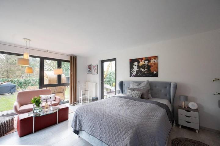 Ferienwohnung für 2 Personen, mit Terrasse und Garten sowie Seeblick und Ausblick in Oldenburg - 4