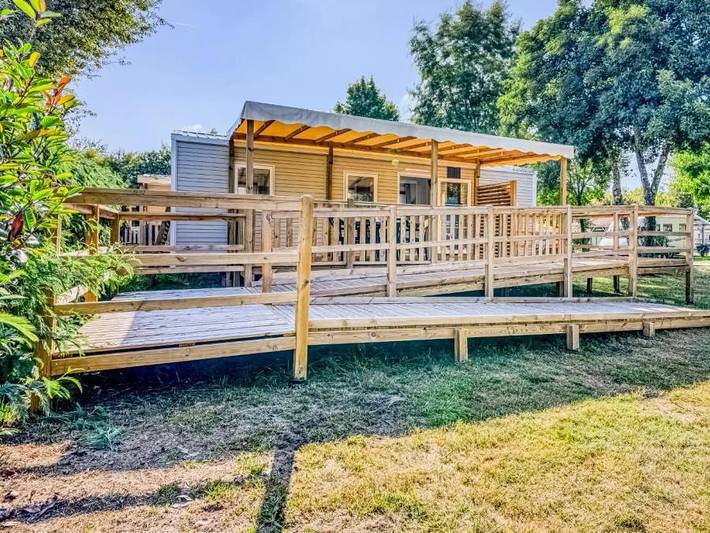 Camping pour 6 personnes, avec bassin pour enfant à Parentis-en-Born - 2