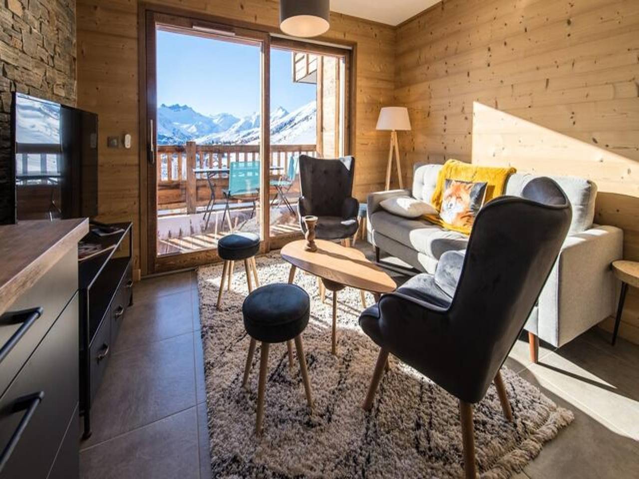 Ganze Wohnung, Wunderschönes Duplex an der Piste, Panoramablick in La Toussuire, Fontcouverte-la-Toussuire