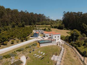 Cottage pour 4 personnes, avec vue ainsi que piscine et jardin, animaux acceptés dans Oliveira de Azeméis