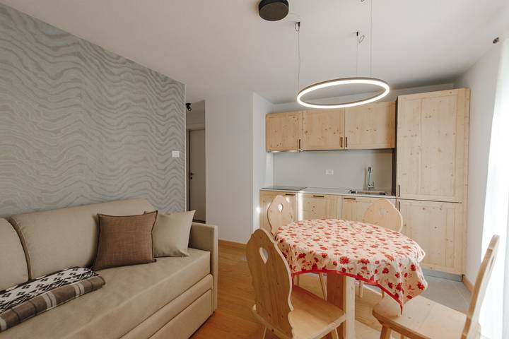 Apartament wakacyjny dla 4 osób, z Balkon i Ogród oraz Sauna w Prowincja Belluno