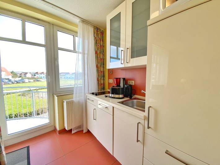 Ferienwohnung für 2 Personen, mit Balkon und Ausblick in Sagard