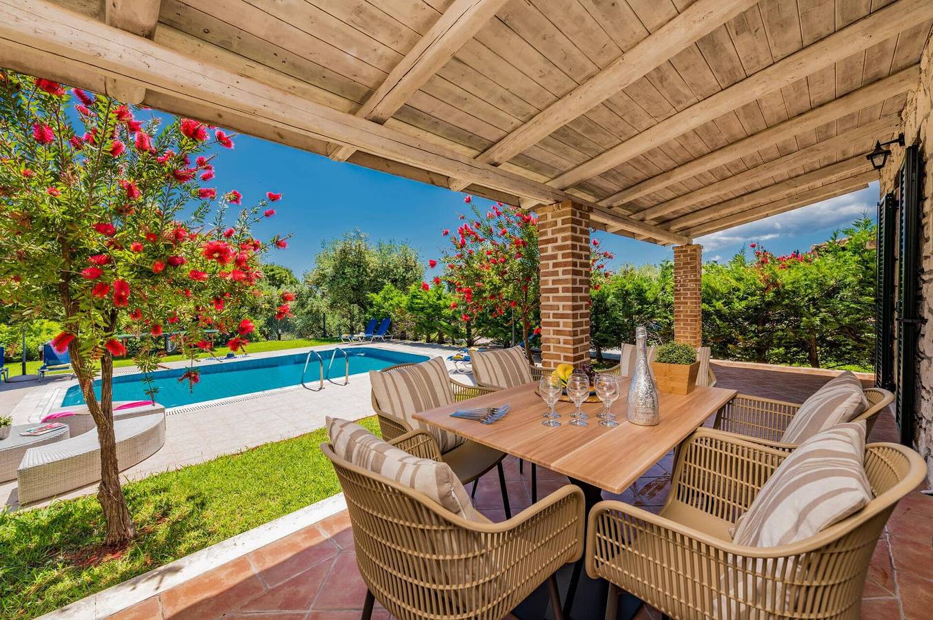 Villa Rizolia Epta by Villa Plus in Lithakia, Laganas